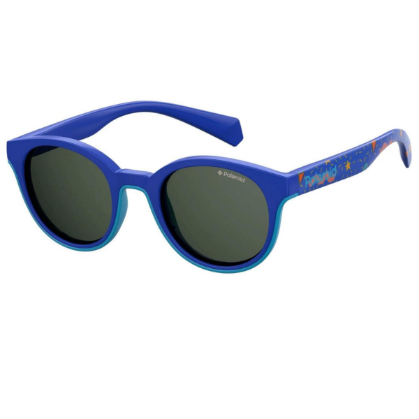 Polaroid Kids Pld 8036/S Mavi Yuvarlak Kemik Çocuk Güneş Gözlüğü