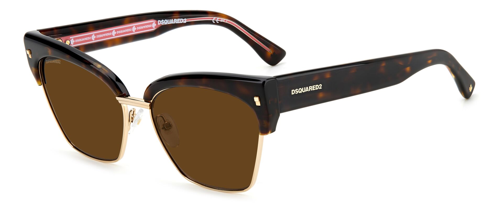 Dsquared2 D2 0015/S Leopar Kelebek Kadın Güneş Gözlüğü