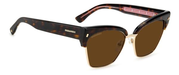 Dsquared2 D2 0015/S Leopar Kelebek Kadın Güneş Gözlüğü