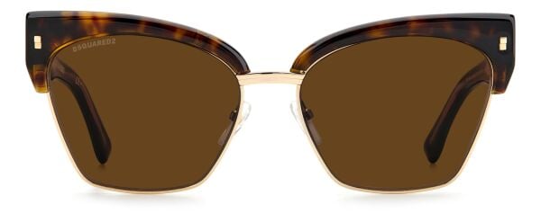 Dsquared2 D2 0015/S Leopar Kelebek Kadın Güneş Gözlüğü