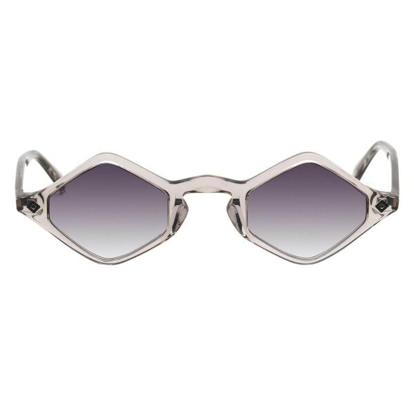 Bstt Leopard Geometrik Şeffaf Gri Unisex Güneş Gözlüğü