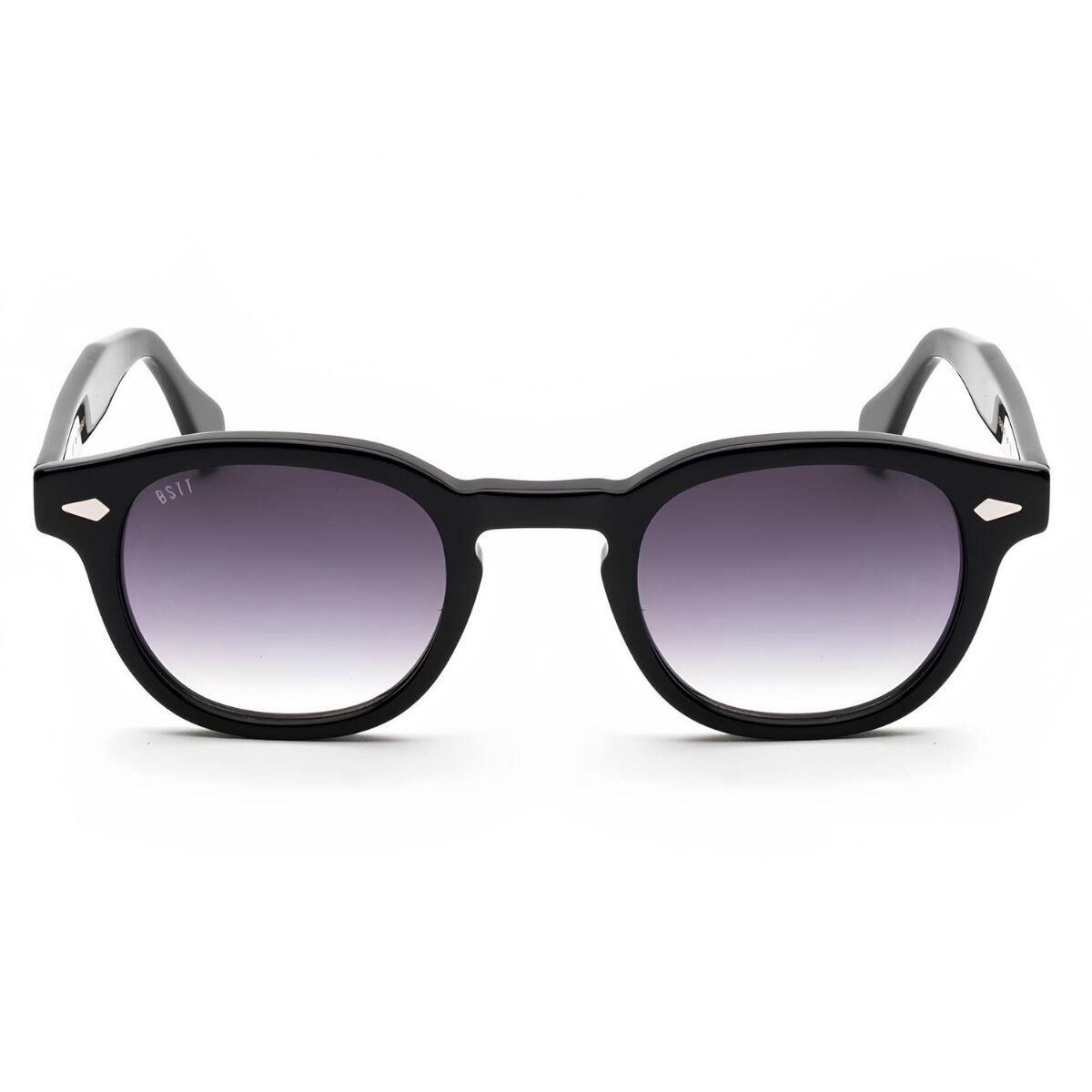Bstt Husky Yuvarlak Siyah Unisex Güneş Gözlüğü