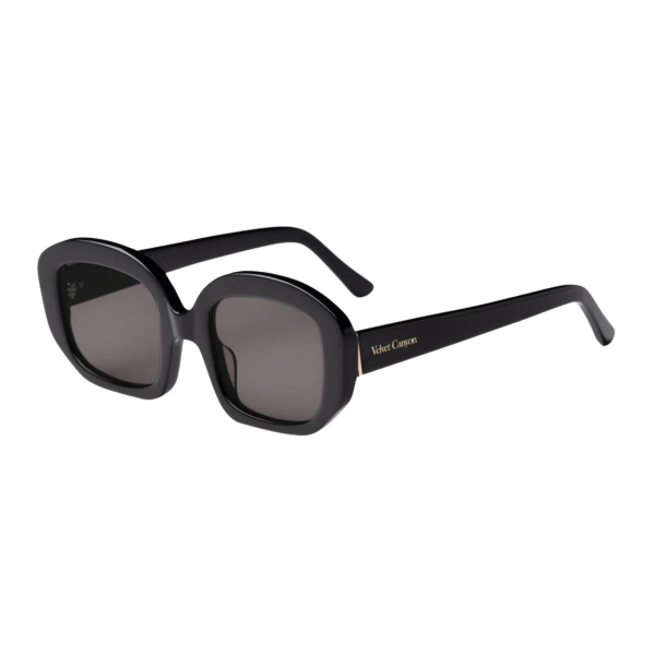 Velvet Canyon Motel Musa Siyah Oval Kare Kadın Güneş Gözlüğü