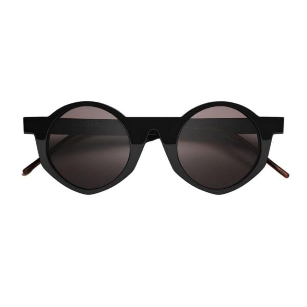 So.Ya Off BLK-FS Siyah Yuvarlak Unisex Güneş Gözlüğü