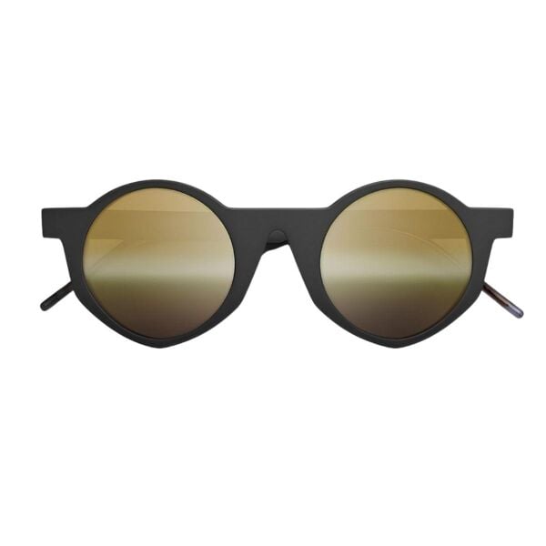 So.Ya Off Yuvarlak Siyah Unisex Güneş Gözlüğü
