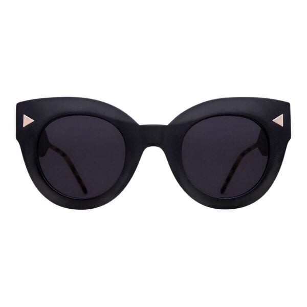 So.Ya Alma Cat Eye Siyah Yuvarlak Kadın Güneş Gözlüğü