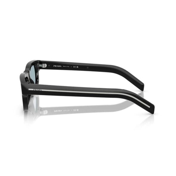 Prada 0pr b11s Dikdörtgen Siyah Unisex Güneş Gözlüğü