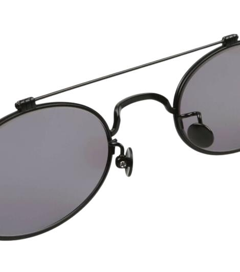 Projekt Produkt Ge-Cc5 Titanyum Yuvarlak Siyah Unisex Güneş Gözlüğü