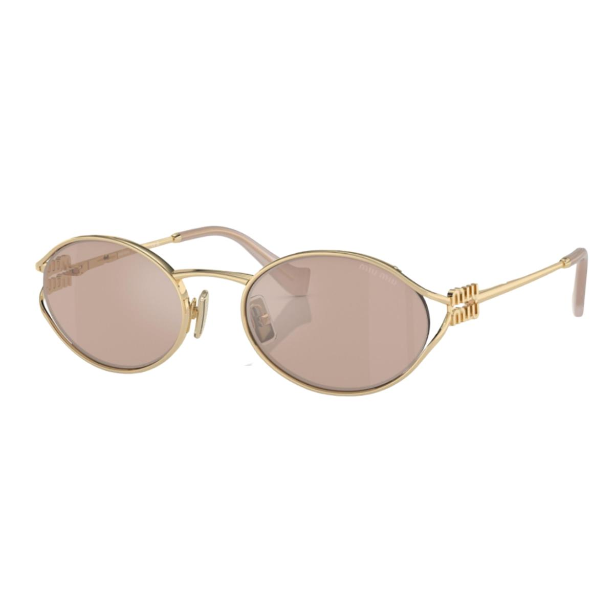 Miu Miu 0Mu 52Ys Oval Pembe Kadın Güneş Gözlüğü