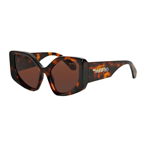 Off White Denver-Oeri062 Cat Eye Leopar Kadın Güneş Gözlüğü