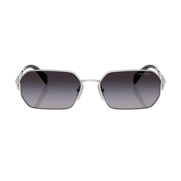 Prada 0Pr A51S 1BC90A Silver Geometrik Unisex Güneş Gözlüğü