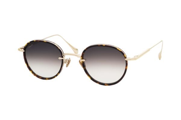 Eque.M Arch Leopar Yuvarlak Titanyum Unisex Güneş Gözlüğü