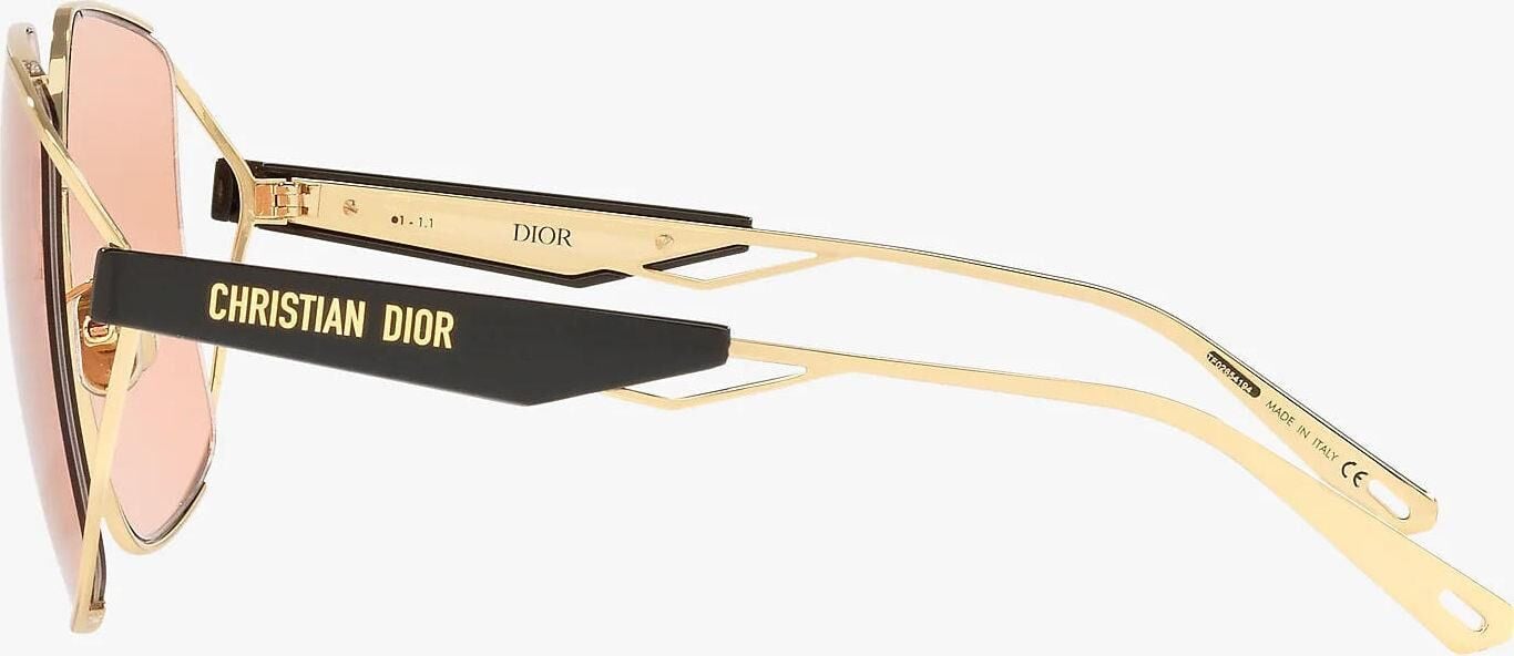 Christian Dior Archidior S1U Gold Geometrik Kadın Güneş Gözlüğü