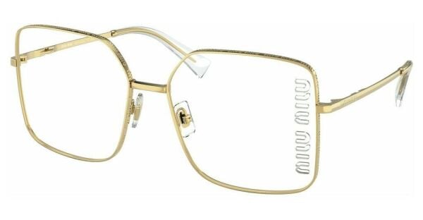 Mıu Mıu 0mu 51ys Gold Kare Unisex Güneş Gözlüğü