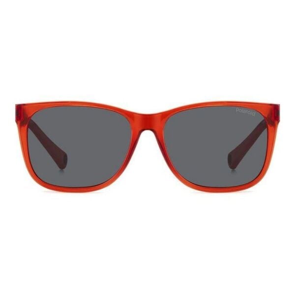 Polaroid Pld 8058/S Oval Kırmızı Çocuk Güneş Gözlüğü