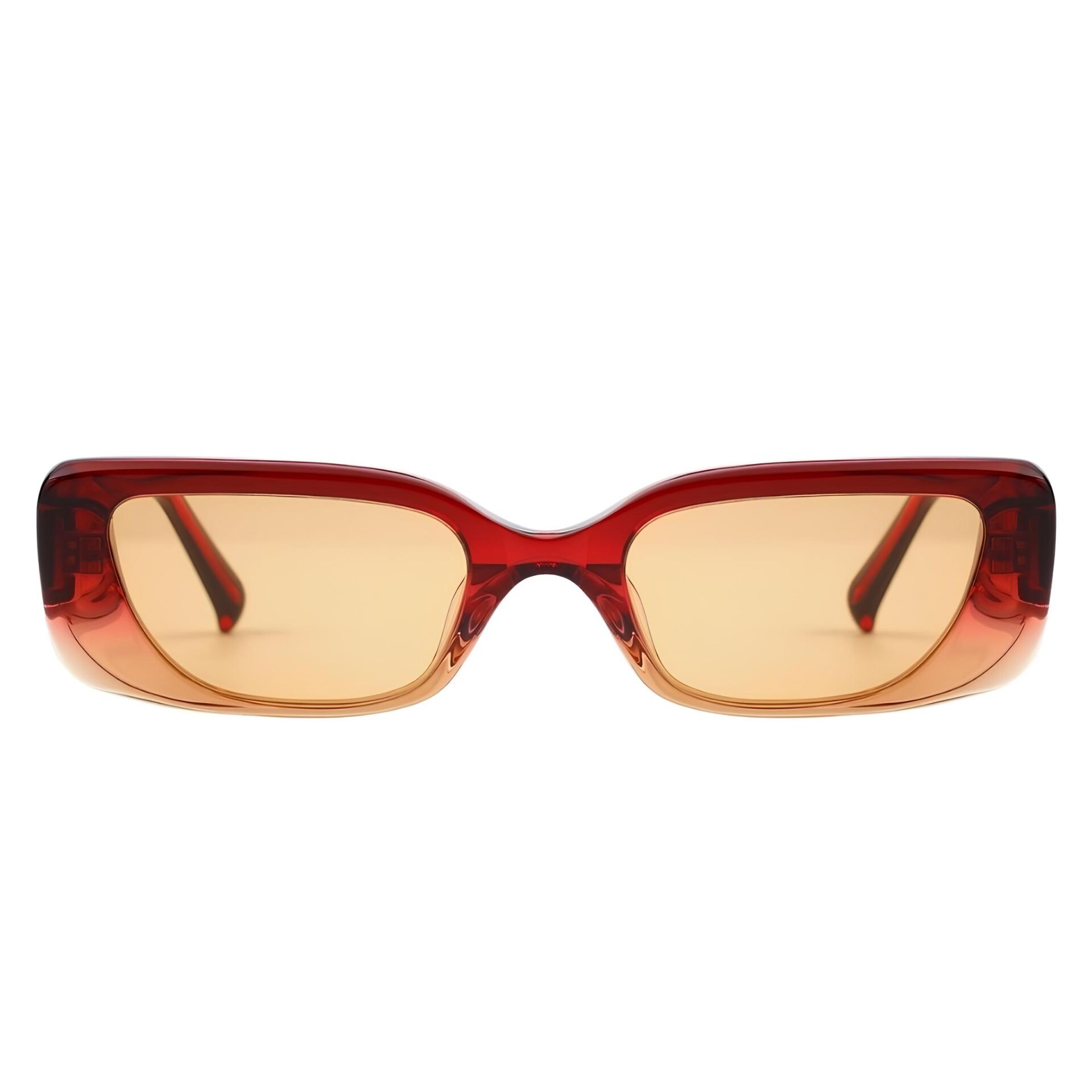 Projekt Produkt Clcc5 Dikdörtgen Kırmızı Unisex Güneş Gözlüğü