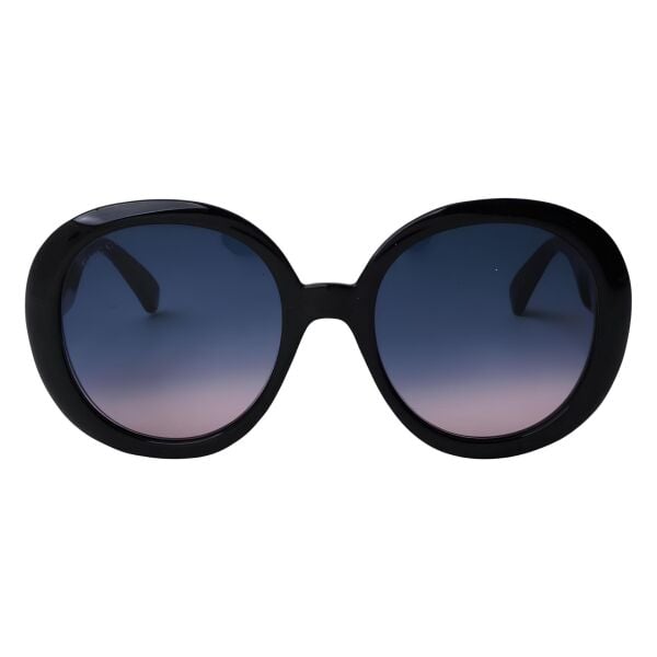 Gucci Gg0712S Asetat Siyah Yuvarlak Kadın Güneş Gözlüğü