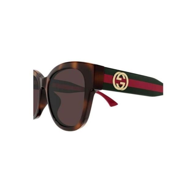 Gucci Gg 1866SK Oval Leopar Kadın Güneş Gözlüğü