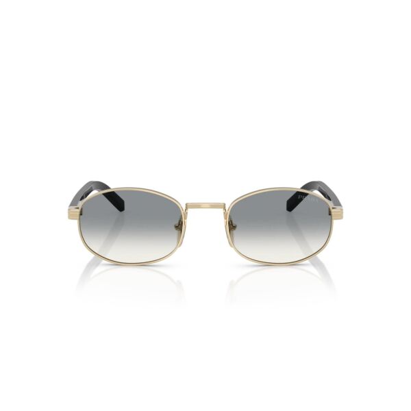 Prada 0pr b53s Siyah Gold Yuvarlak Kadın Güneş Gözlüğü