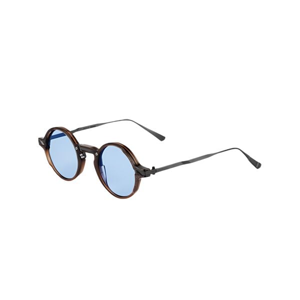 Movitra Am01G Titanyum Kahverengi Yuvarlak Unisex Güneş Gözlüğü