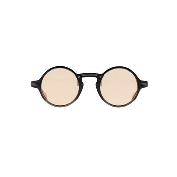 Movitra Am01G Titanyum Yuvarlak Siyah Unisex Güneş Gözlüğü