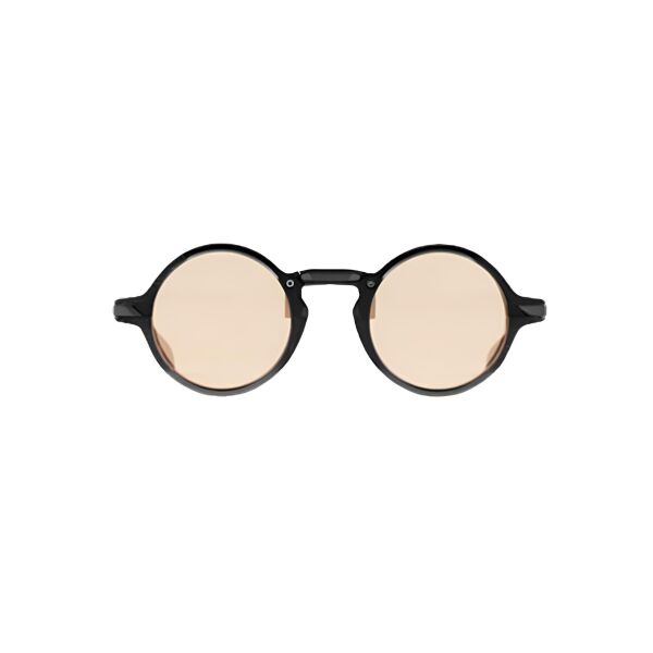 Movitra Am01G Titanyum Yuvarlak Siyah Unisex Güneş Gözlüğü