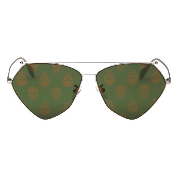 Alexander Mcqueen Am0317S Geometrik Unisex Güneş Gözlüğü