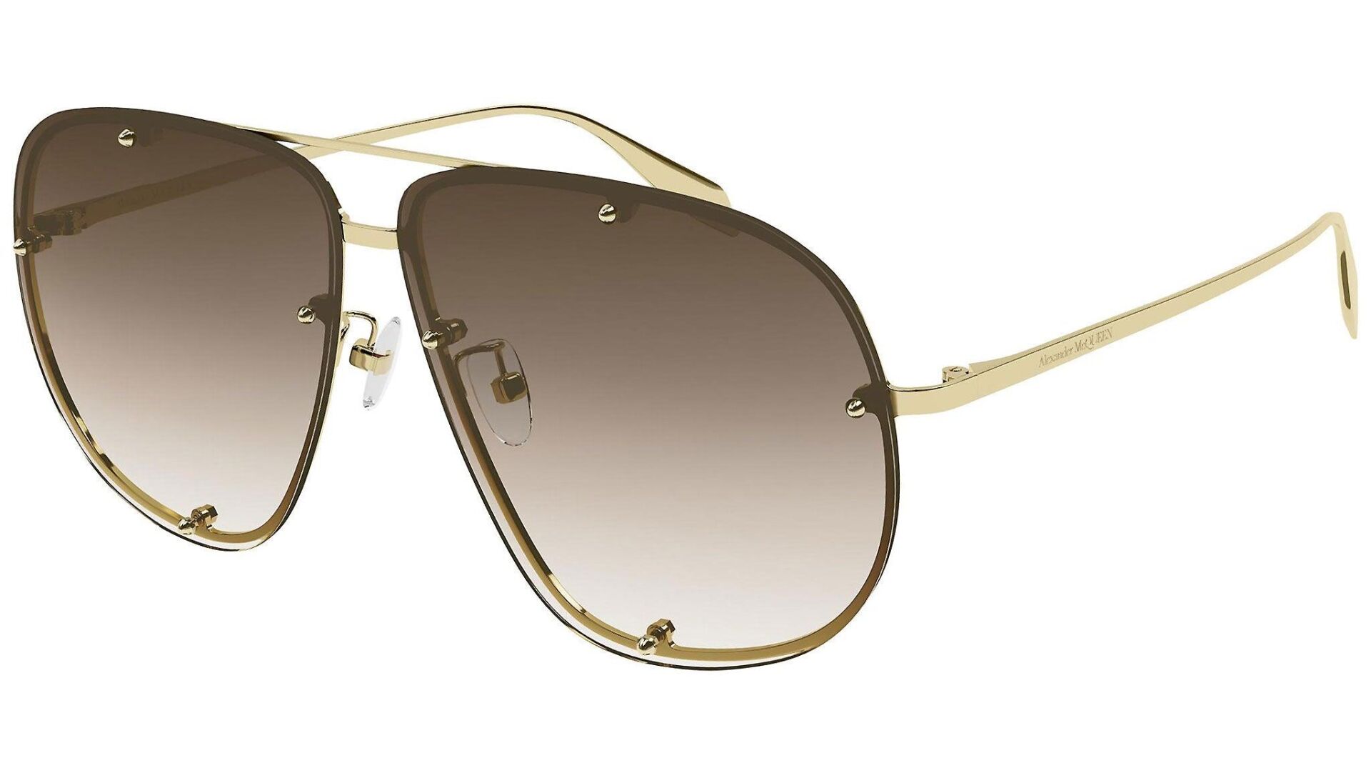 Alexander Mcqueen Am0363s Metal Pilot Kadın Güneş Gözlüğü