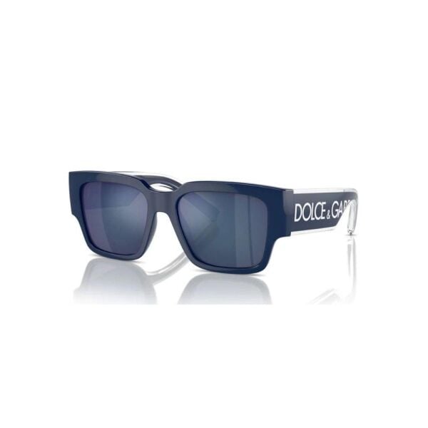 Dolce Gabbana 0Dx6004 Lacivert Geometrik Çocuk Güneş Gözlüğü
