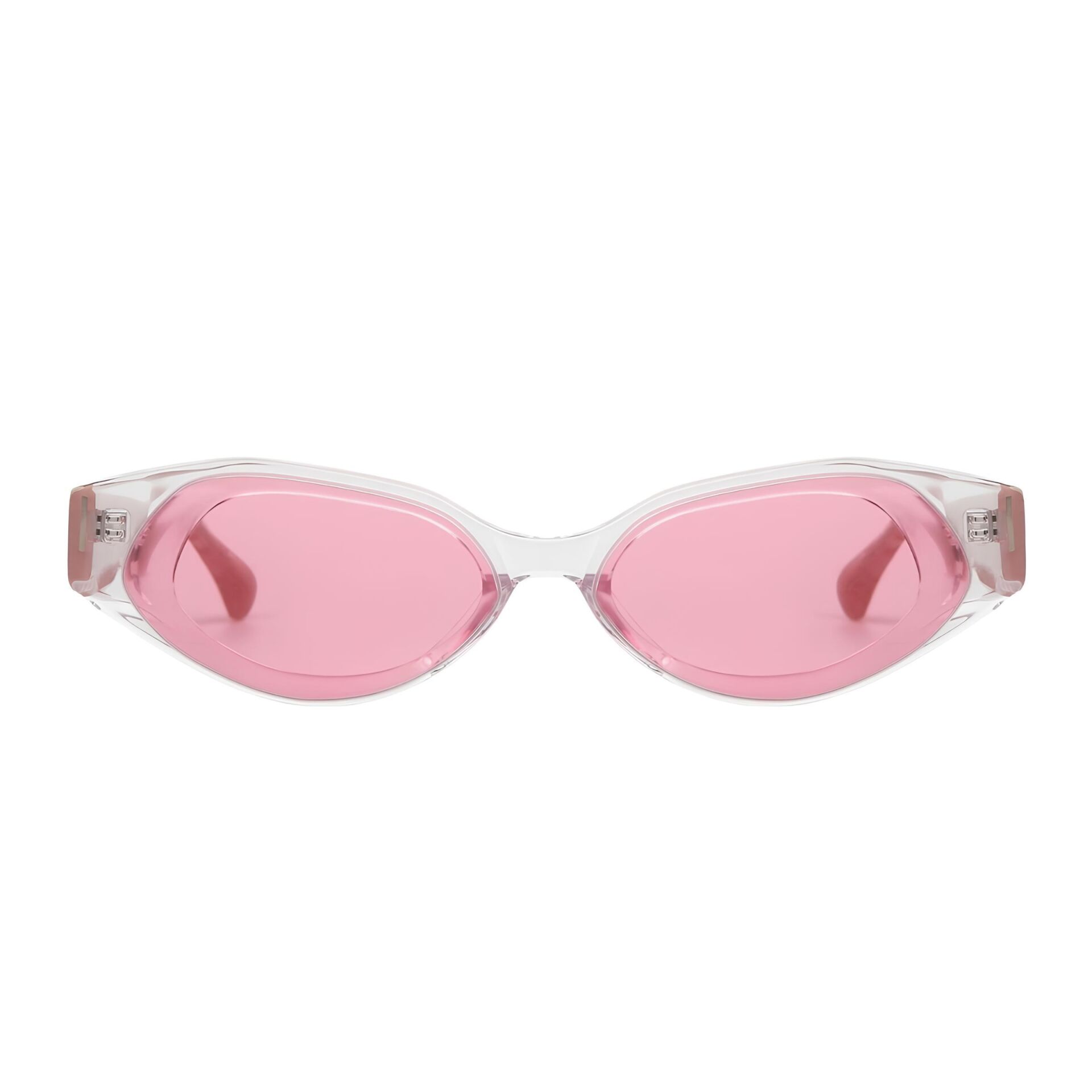 Projekt Produkt Şeffaf Pembe Cat Eye Kadın Güneş Gözlüğü