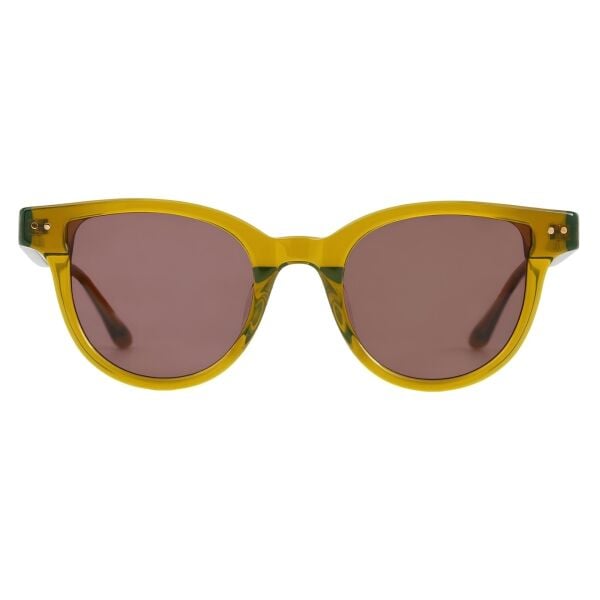 Projekt Produkt Fs9 Gold Şeffaf Yuvarlak Kadın Güneş Gözlüğü