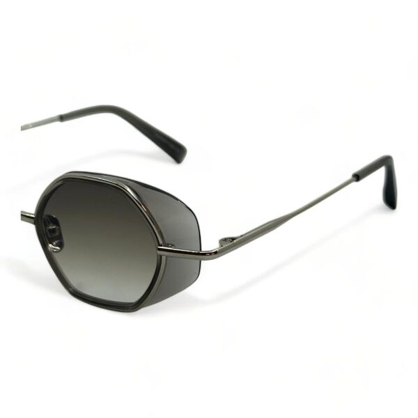 Eque.M Caver SGR Cat Eye Siyah Titanyum Unisex Güneş Gözlüğü