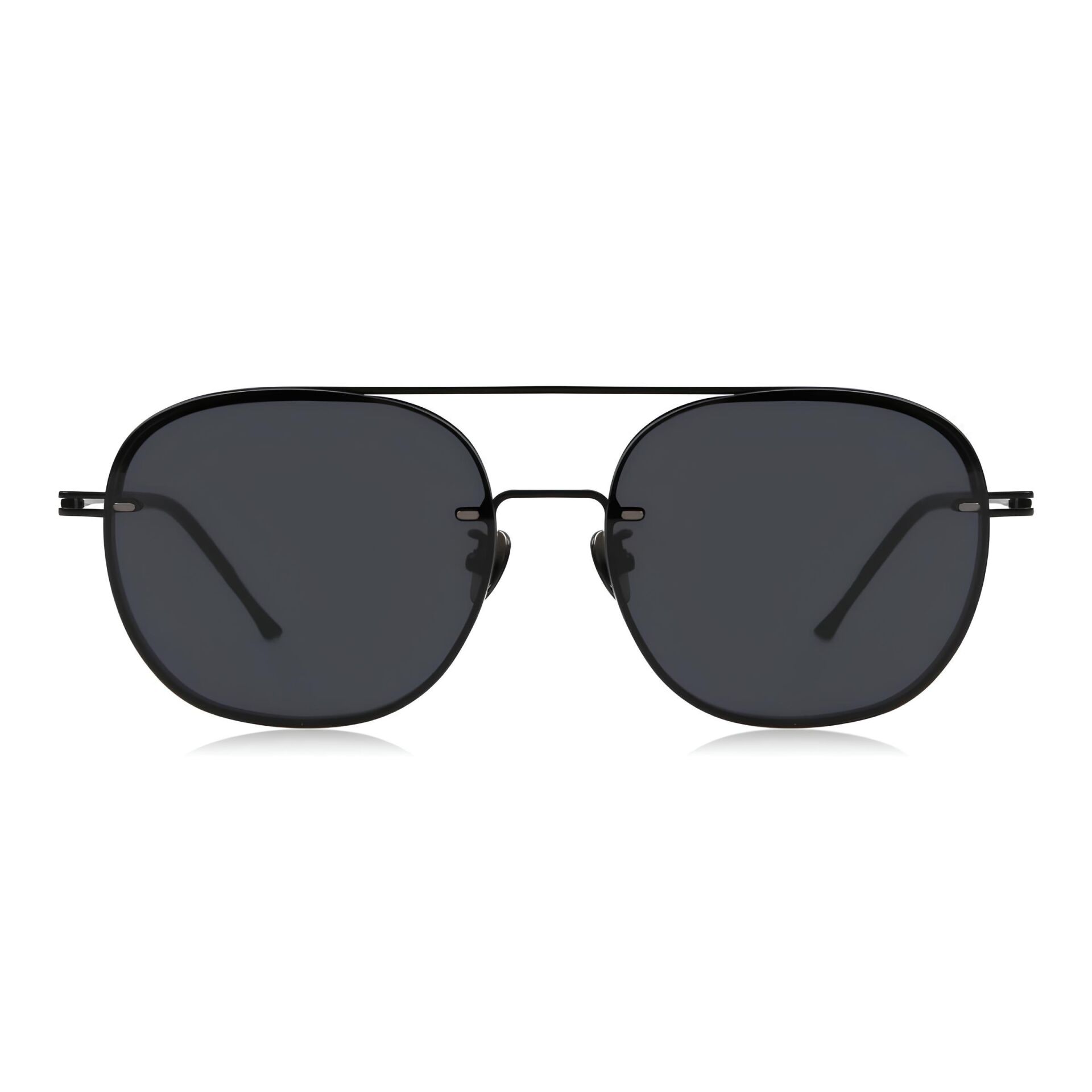 Projekt Produkt Ge-7 CBK Oval Siyah Titanyum Erkek Güneş Gözlüğü