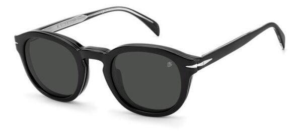 David Beckham Db 1080/Cs Yuvarlak Siyah Erkek Güneş Gözlüğü