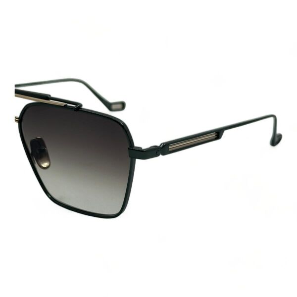 Eque.M Gatsby Kare Siyah Titanyum Unisex Güneş Gözlüğü
