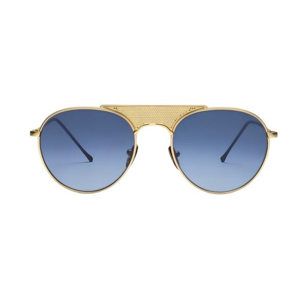 L.G.R Kerio-3018 39 Gold Yuvarlak Unisex Güneş Gözlüğü
