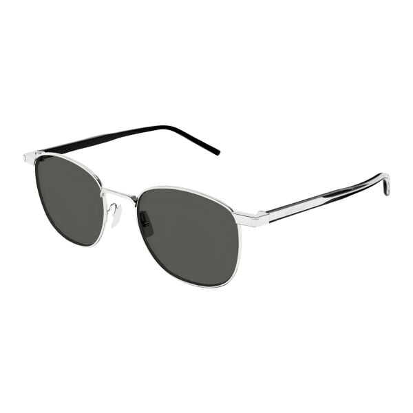 Saint Laurent SL 747 Oval Silver Erkek Güneş Gözlüğü