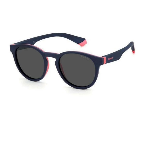 Polaroid Pld 8048/S Yuvarlak Lacivert Çocuk Güneş Gözlüğü