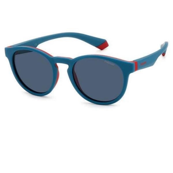 Polaroid Pld 8048/S Yuvarlak Turkuaz Çocuk Güneş Gözlüğü