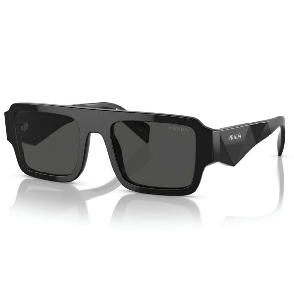 Prada 0Pr A05S Kare Siyah Unisex Güneş Gözlüğü