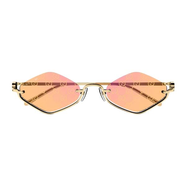 Gucci Gg 1604S Geometrik Gold Kadın Güneş Gözlüğü