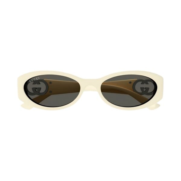 Gucci Gg 1660S Oval Beyaz Kadın Güneş Gözlüğü
