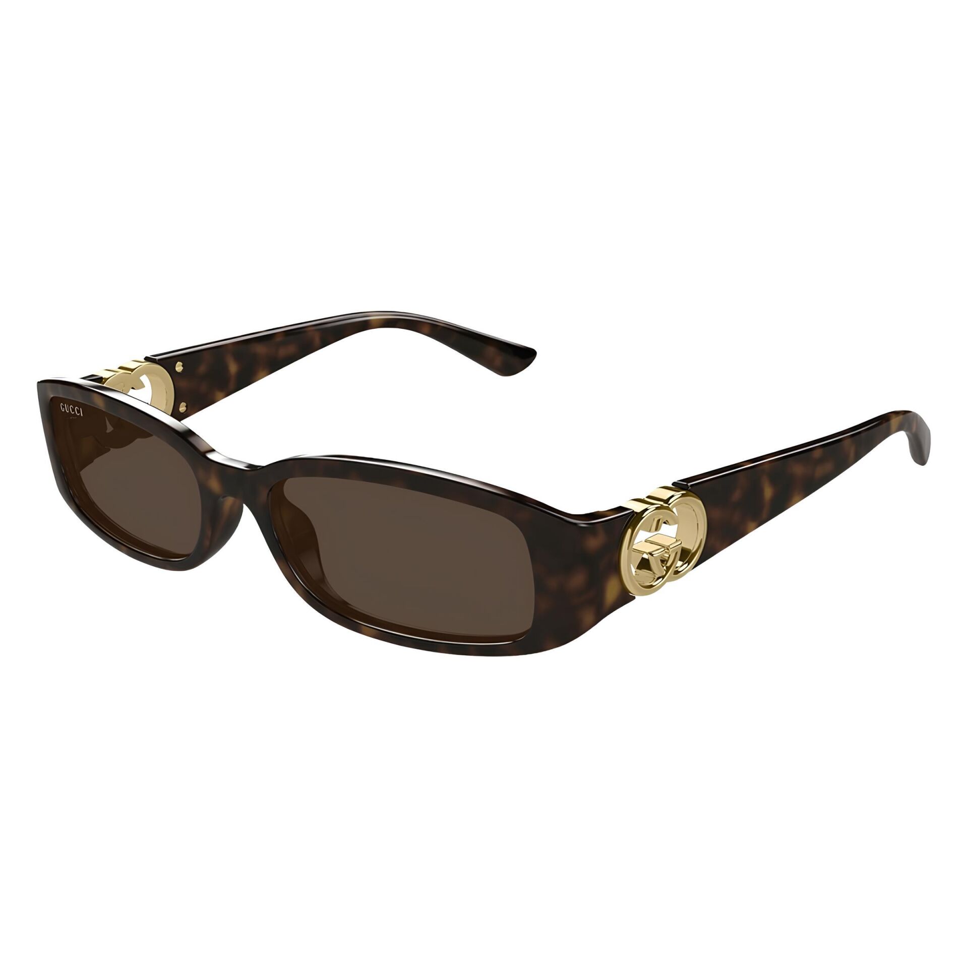 Gucci Gg 1661S Dikdörtgen Leopar Kadın Güneş Gözlüğü