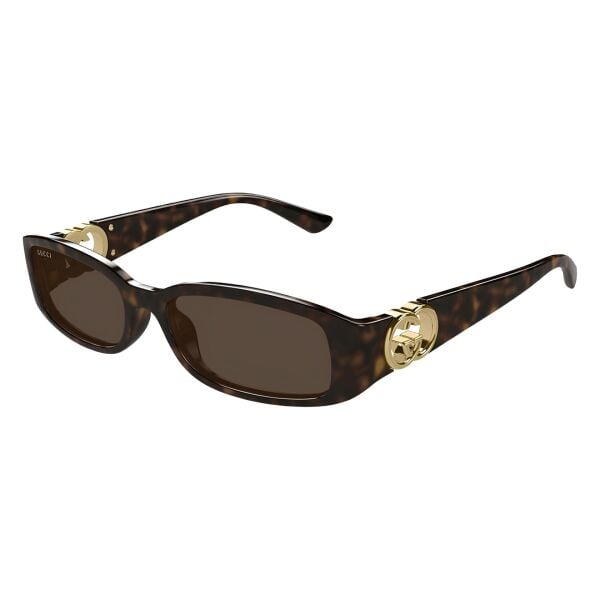 Gucci Gg 1661S Dikdörtgen Leopar Kadın Güneş Gözlüğü