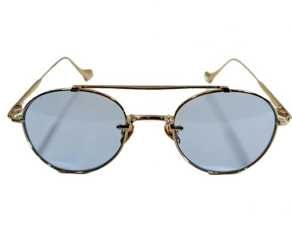 Eque.M Egoistic Sunday 50 RG-PHLP Yuvarlak Titanyum Unisex Güneş Gözlüğü