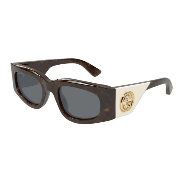 Gucci Gg 1664S 003 Leopar Oval Kadın Güneş Gözlüğü