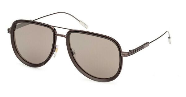 Ermenegıldo Zegna Ez 0218 Metal Pilot Erkek Güneş Gözlüğü