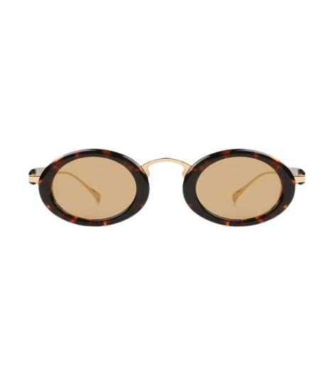 Projekt Produkt Gecc3 Yuvarlak Leopar Unisex Güneş Gözlüğü