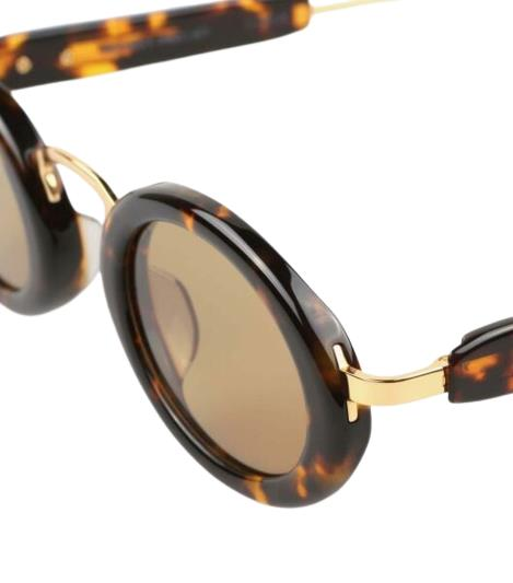 Projekt Produkt Gecc3 Yuvarlak Leopar Unisex Güneş Gözlüğü