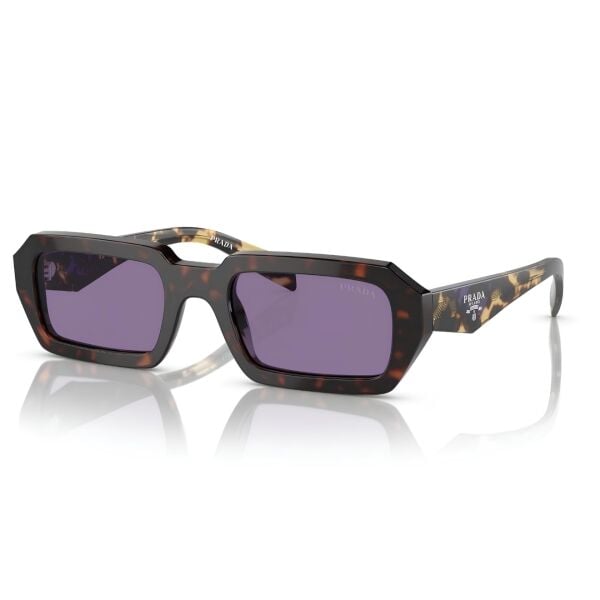 Prada 0Pr A12S Dikdörtgen Leopar Kadın Güneş Gözlüğü